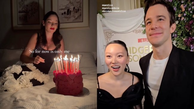 Kel Calderón pasó su cumpleaños en Reino Unido junto a actores de Bridgerton