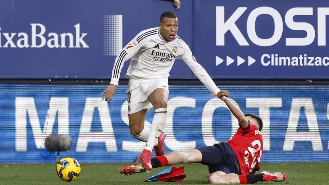 Real Madrid empató con Osasuna y comprometió su liderato en La Liga