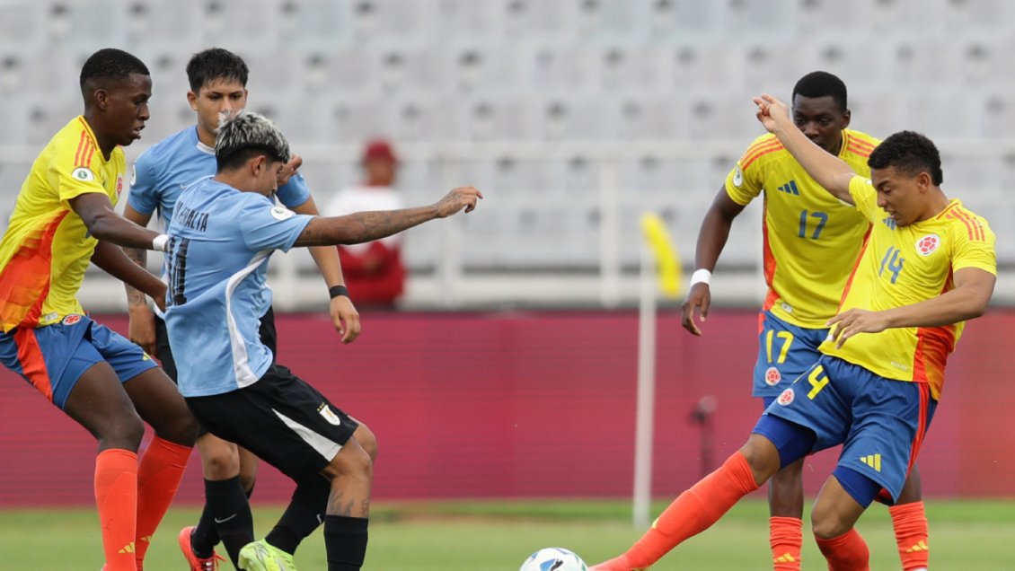 Uruguay se despidió del Sudamericano Sub 20 con dura caída ante Colombia