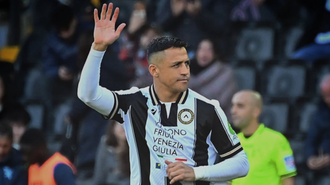 Alexis Sánchez sumó minutos en sólido triunfo de Udinese sobre Empoli en la Serie A