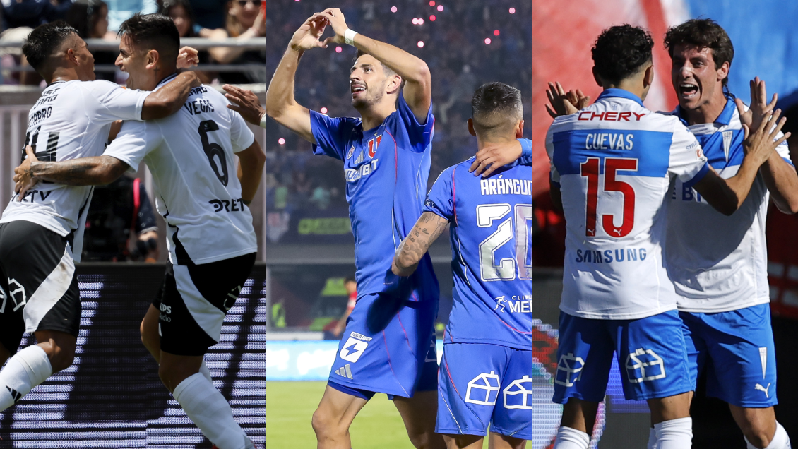 Resumen: Colo Colo, la U y la UC exhibieron su jerarquía en el inicio de la Liga de Primera