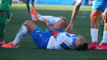   Gary Medel se lesionó en el debut de la UC por la Liga de Primera 