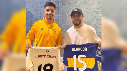   Rodrigo Ureña visitó a Williams Alarcón en la concentración de Boca Juniors en Lima 