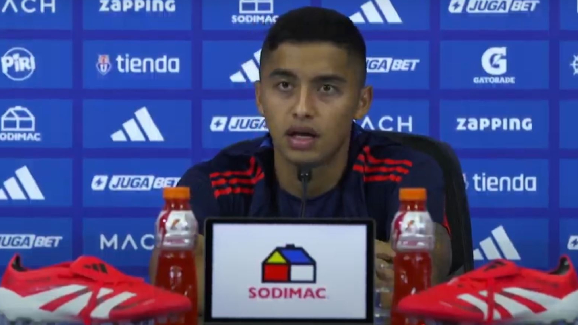 Nicolás Guerra: En la U siempre habrá competencia y buenos jugadores