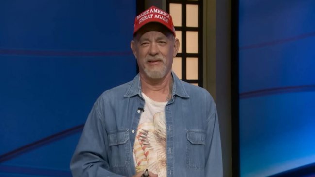 Tom Hanks genera controversia por su parodia como un simpatizante de Trump en SNL