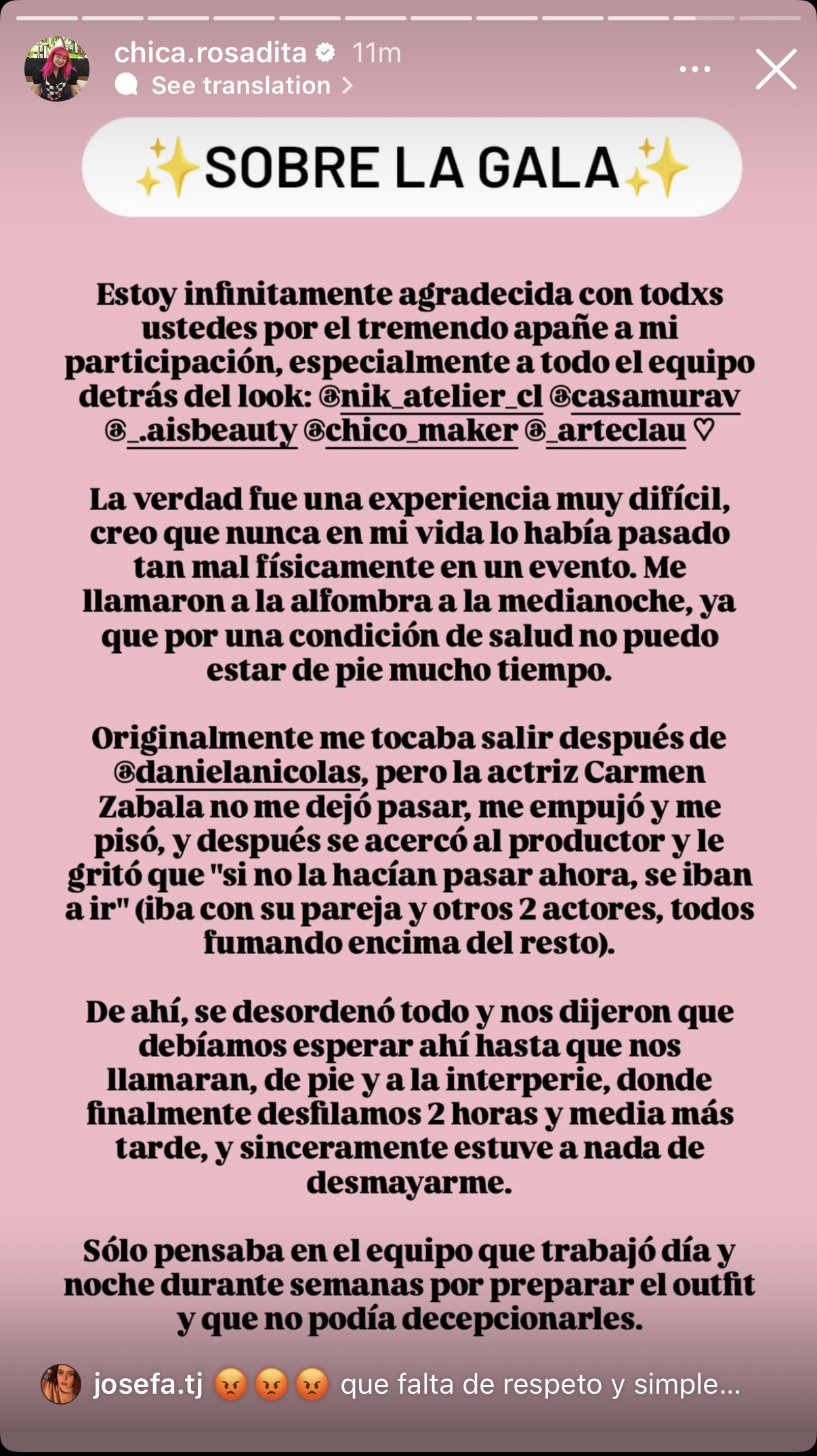 Influencer Valentina Muñoz acusó agresión de Carmen Zabala Influencer Valentina Muñoz acusó agresión de Carmen Zabala
