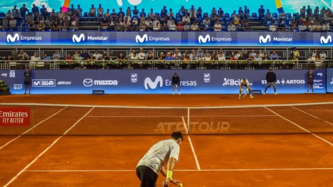 Los horarios en el cuadro individual del Chile Open 2025 para este lunes