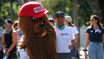   Ministro Pizarro se sumó a Forestín en corrida para concientizar sobre incendios 
