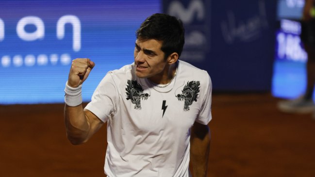 Cristian Garin avanzó a segunda ronda del Chile Open tras gran remontada ante Juan Pablo Ficovich