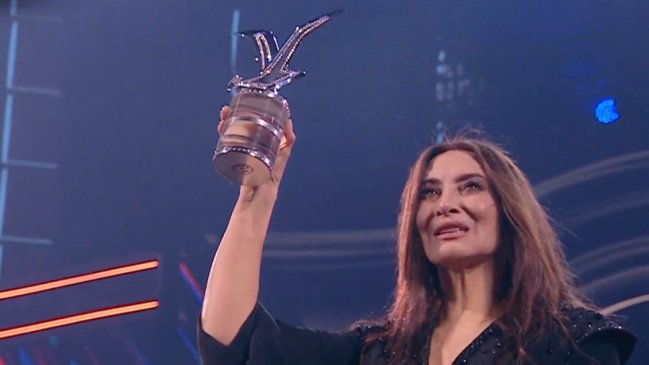 Myriam Hernández recibe la Gaviota de Platino en Viña 2025