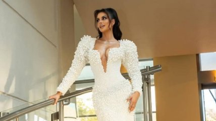   Tras bochornosa compra online: Emilia Dides deslumbró con vestido de perlas en Viña 2025 