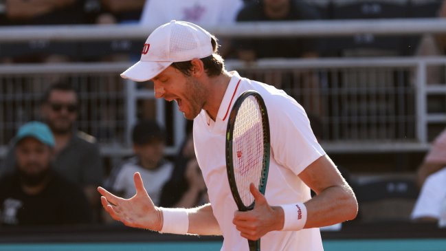 Nicolás Jarry se bajó de Indian Wells por fractura que sufrió en el Chile Open