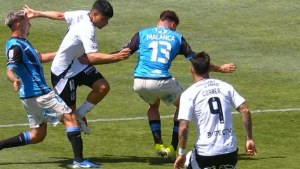   El VAR confirmó golpe contra Claudio Aquino en penal para Colo Colo ante Huachipato 