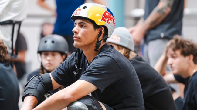 El skater Marcelo Jiménez llegó a Estonia a competir en la Simple Session 2025