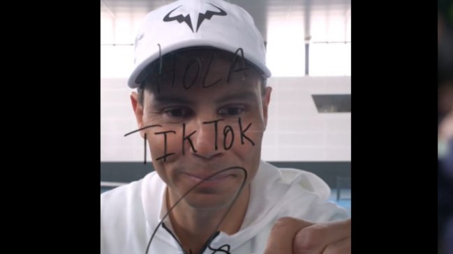 Rafael Nadal se sumó a la plataforma TikTok