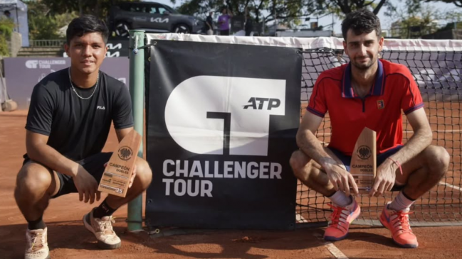Matías Soto se coronó campeón del dobles en el Challenger de Santiago