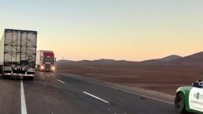 Un muerto y dos lesionados dejó accidente carretero en Taltal