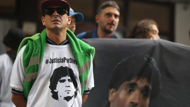 Policías que primero vieron el cuerpo de Maradona: 
