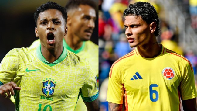 Brasil y Colombia buscarán afirmarse en puestos de clasificación directa para el Mundial de 2026