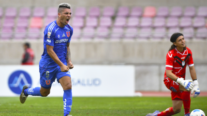   Leandro Fernández brilló en la victoria de la U sobre Santiago Morning en La Portada 