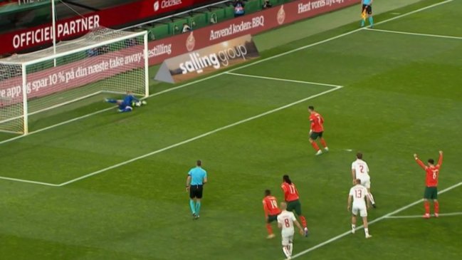 [VIDEO] Cristiano Ronaldo desperdició un penal ante Dinamarca en la Nations League