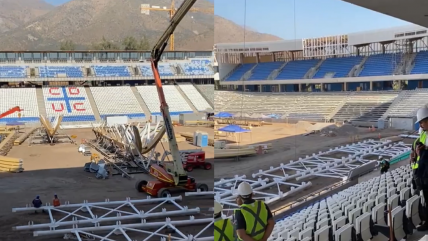   Camarines y tribunas: Los avances en las obras del Claro Arena 