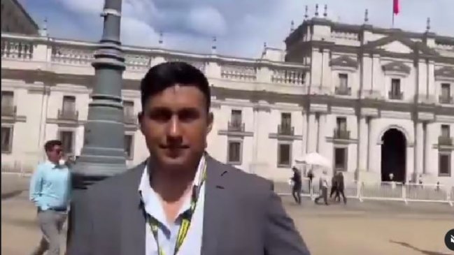Periodista ecuatoriano que vino al partido ante Chile sufrió robo frente a La Moneda