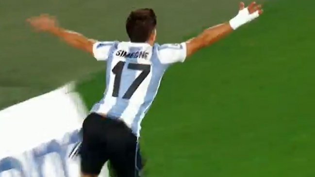 [VIDEO] Giuliano Simeone desató la goleada de Argentina ante Brasil