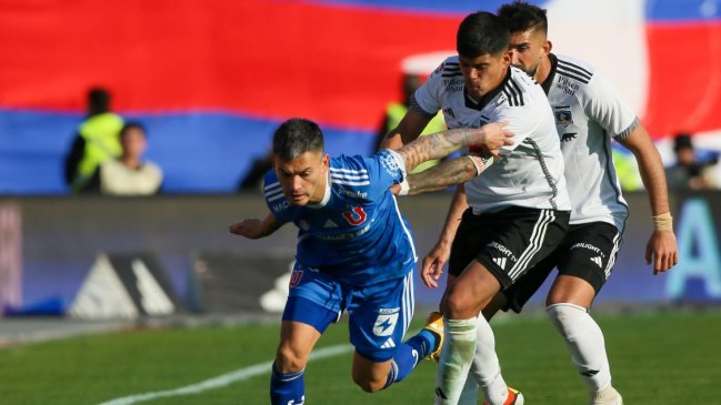 La programación del Superclásico entre U. de Chile y Colo Colo