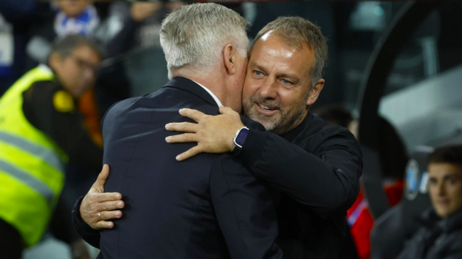 Hansi Flick alabó a Ancelotti: Es uno de los grandes entrenadores del mundo