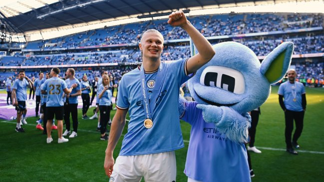 Mascota de Manchester City denunció a Erling Haaland por agresión