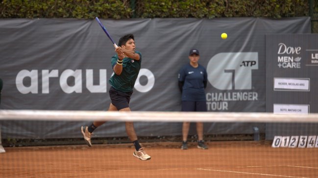 Matías Soto vio frenado su impulso en el Challenger de Concepción