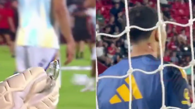 [VIDEO] Un vidrio hirió en el cuello al segundo arquero de Boca Juniors