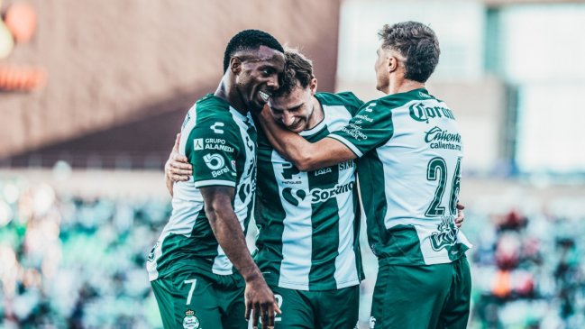 Doblete de Bruno Barticciotto resultó insuficiente en caída de Santos Laguna