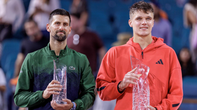 Mensik conquistó el Masters de Miami y dejó a Djokovic sin su título 100