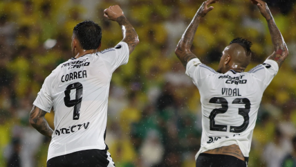   Correa comandó la respuesta de Colo Colo en la igualdad contra Bucaramanga 