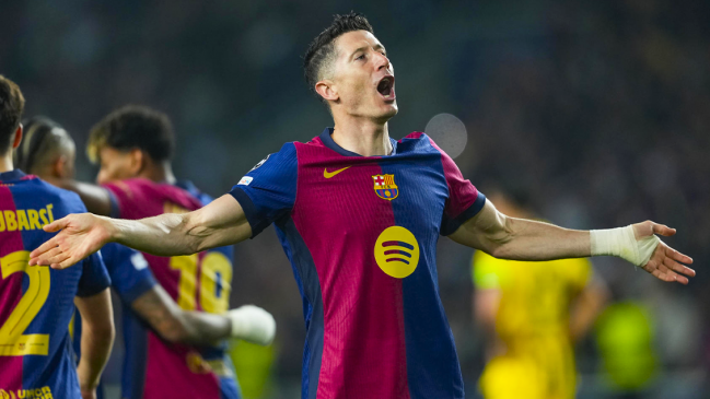 [VIDEOS] Lewandowski estiró las diferencias para FC Barcelona con un doblete ante Dortmund