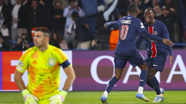 PSG remontó ante Aston Villa y se acercó a las semifinales de la Champions League