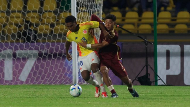 Venezuela sufrió dura caída ante Colombia y será rival de Chile en el sub 17