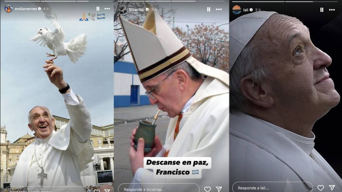 Artistas argentinos se despidieron del Papa Francisco