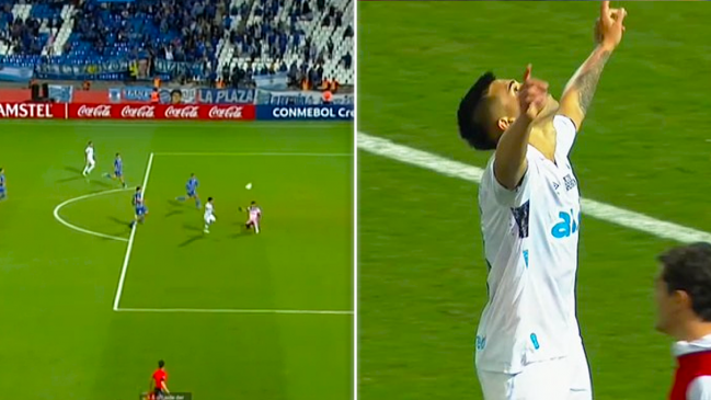 [VIDEO] Alexander Aravena marcó un golazo en la visita de Gremio a Godoy Cruz por la Sudamericana