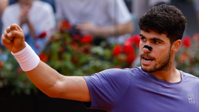 Alcaraz avanzó a semifinales de Roma y recuperó el número 2 del ranking ATP