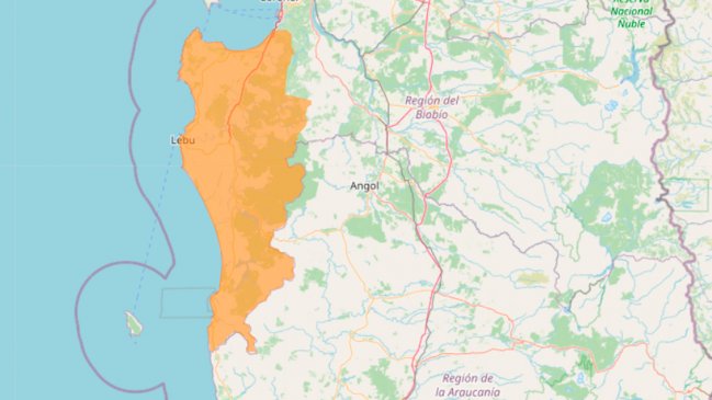 Alerta en Biobío y La Araucanía por anuncio de fuertes lluvias en corto periodo de tiempo