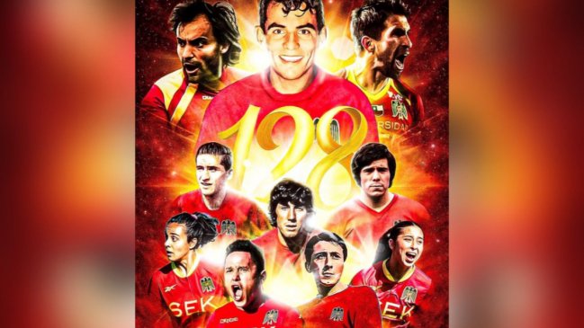 Unión Española festeja su aniversario número 128