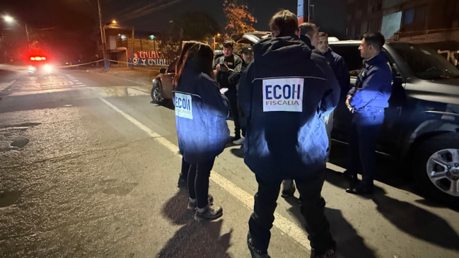 Hombre murió tras ser baleado desde un auto en Estación Central