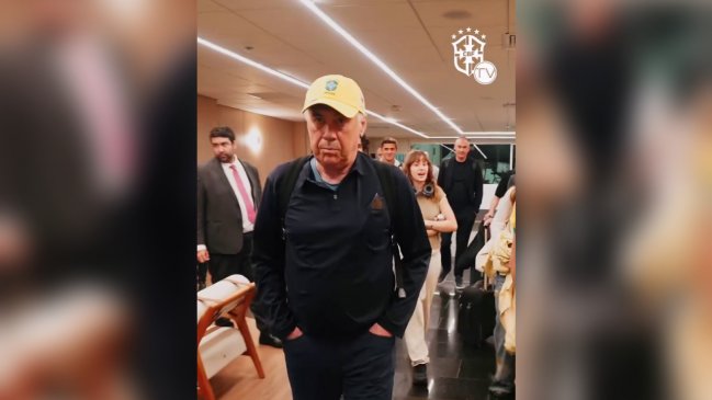 Carlo Ancelotti llegó a Río de Jaineiro para asumir el mando de la selección brasileña