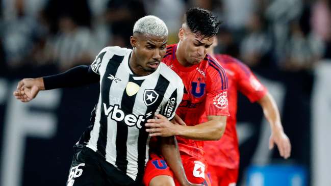U. de Chile cayó ante Botafogo y quedó eliminada de la Copa Libertadores