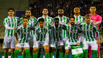   La formación del Betis de Pellegrini para la final ante Chelsea en la Conference League 