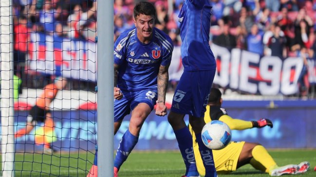 [VIDEO] Franco Calderón se vistió de '9' y aumentó para la U ante O'Higgins