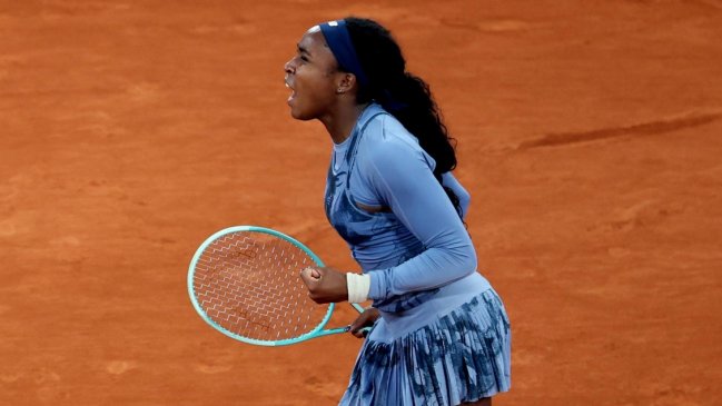 Coco Gauff batalló ante Keys para instalarse en semifinales de Roland Garros